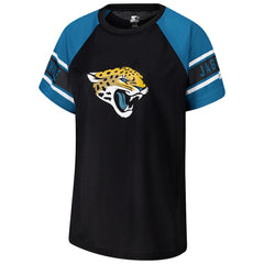 Jacksonville Jaguars  Starter Women's 1st Rounder Color Block Raglan Top