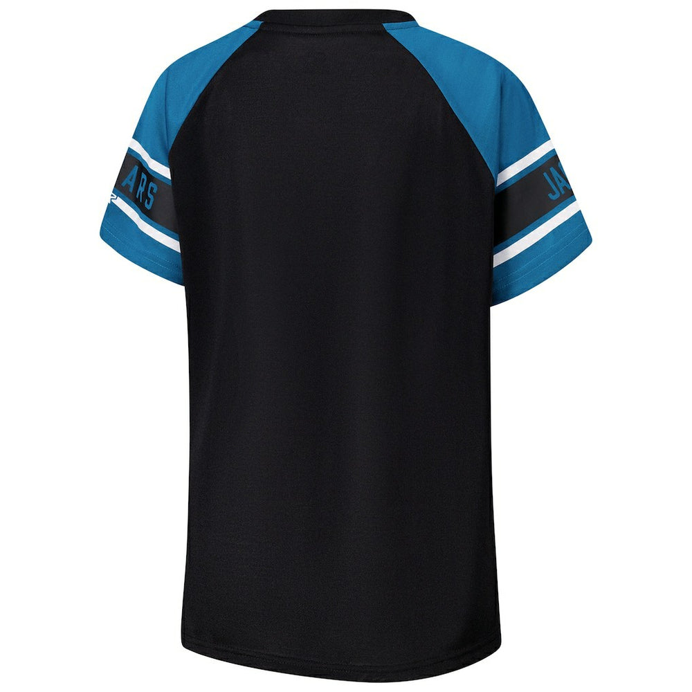 Jacksonville Jaguars  Starter Women's 1st Rounder Color Block Raglan Top