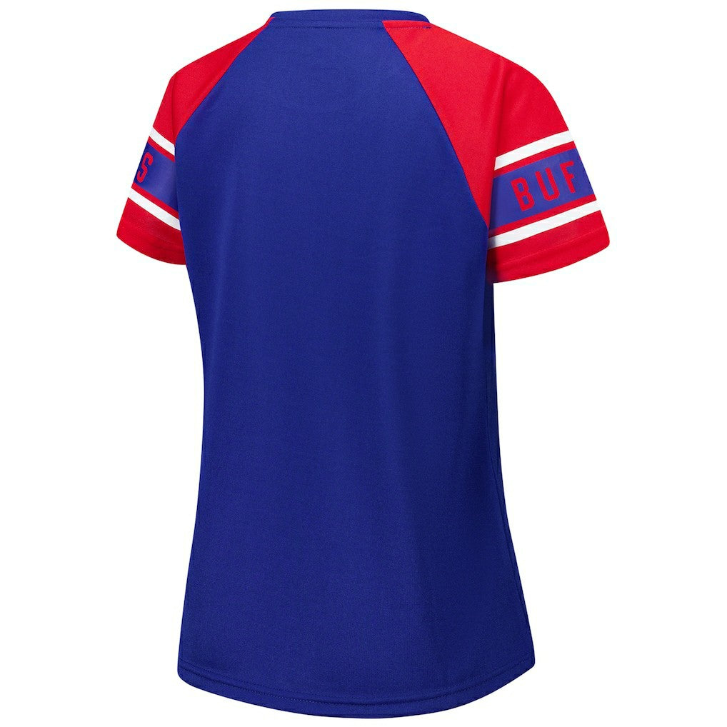 Buffalo Bills  Starter Women's 1st Rounder Color Block Raglan Top