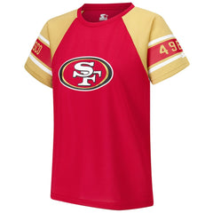 San Francisco 49ers  Starter Women's 1st Rounder Color Block Raglan Top