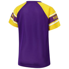 Minnesota Vikings  Starter Women's 1st Rounder Color Block Raglan Top
