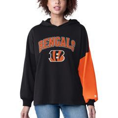 Cincinnati Bengals  Starter Women's Power Move Long Sleeve Pullover Hoodie