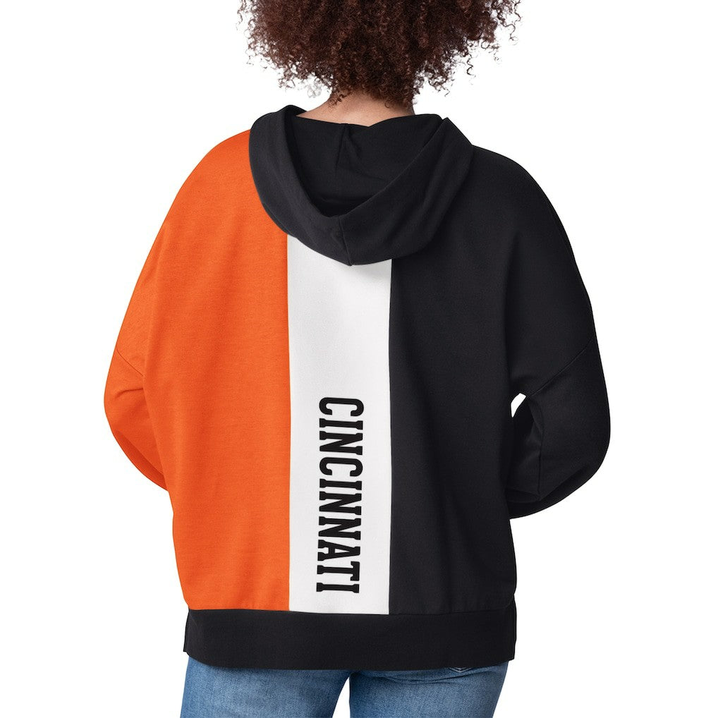 Cincinnati Bengals  Starter Women's Power Move Long Sleeve Pullover Hoodie