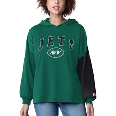 New York Jets  Starter Women's Power Move Long Sleeve Pullover Hoodie