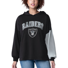 Las Vegas Raiders  Starter Women's Power Move Long Sleeve Pullover Hoodie