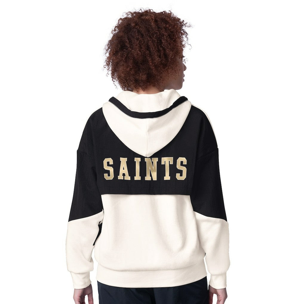 New Orleans Saints  Starter Women's Scrimmage Full-Zip Hoodie