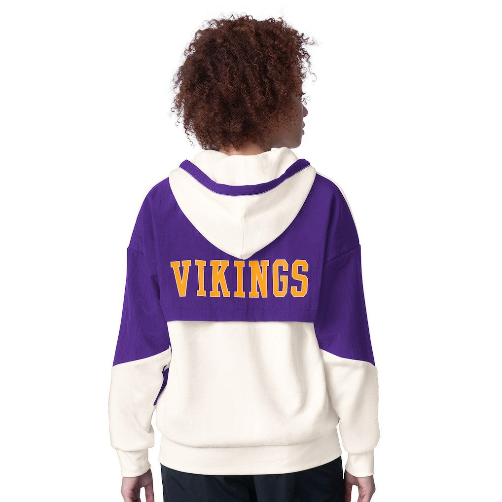 Minnesota Vikings  Starter Women's Scrimmage Full-Zip Hoodie