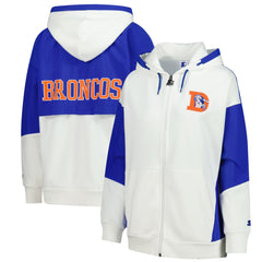 Denver Broncos  Starter Women's Scrimmage Full-Zip Hoodie
