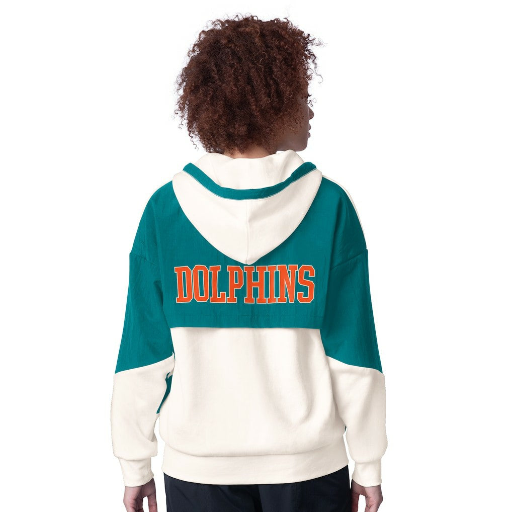 Miami Dolphins  Starter Women's Scrimmage Full-Zip Hoodie