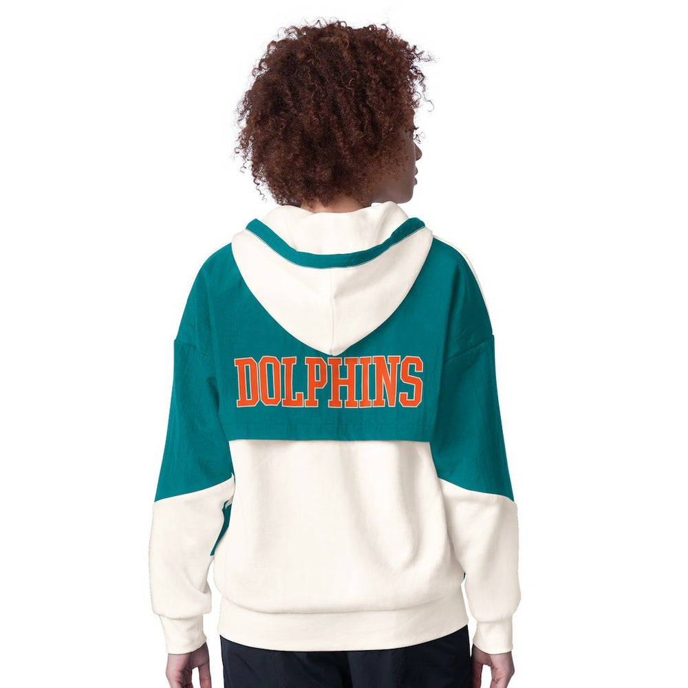 Miami Dolphins  Starter Women's Scrimmage Full-Zip Hoodie