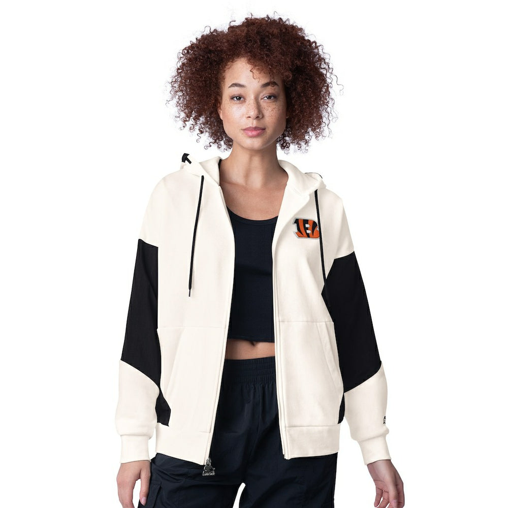 Cincinnati Bengals  Starter Women's Scrimmage Full-Zip Hoodie