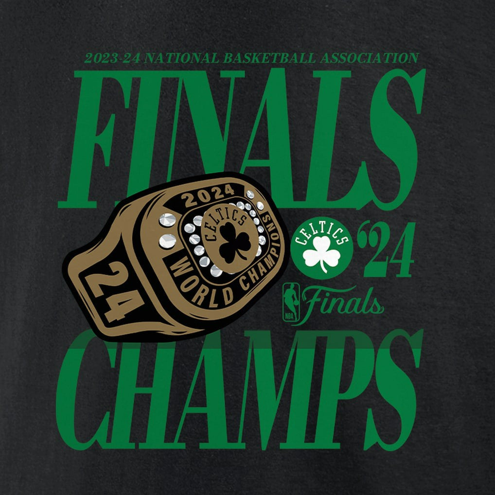 Boston Celtics 2024 NBA Finals Champions Ball Screen Ring T-Shirt Online