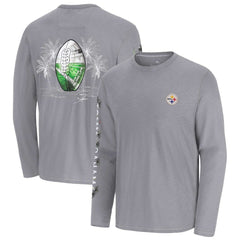 Pittsburgh Steelers Tommy Bahama Oasis Endzone Lux Long Sleeve T-Shirt
