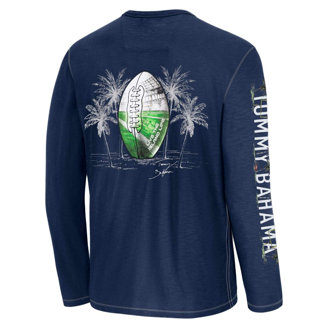 Denver Broncos Tommy Bahama Oasis Endzone Lux Long Sleeve T-Shirt
