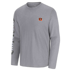 Cincinnati Bengals Tommy Bahama Oasis Endzone Lux Long Sleeve T-Shirt