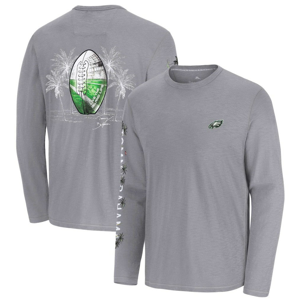 Philadelphia Eagles Tommy Bahama Oasis Endzone Lux Long Sleeve T-Shirt