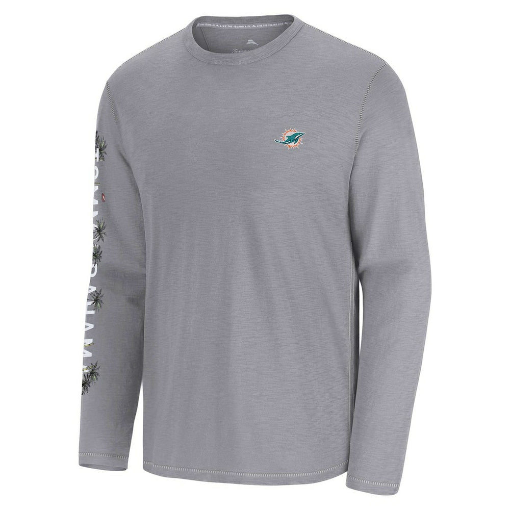 Miami Dolphins Tommy Bahama Oasis Endzone Lux Long Sleeve T-Shirt