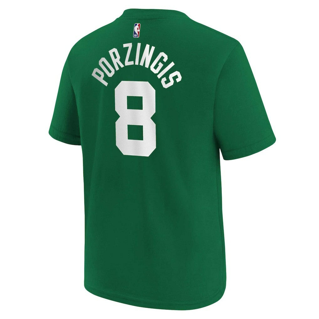 Kristaps Porzingis Boston Celtics Youth Icon Name & Number T-Shirt Online