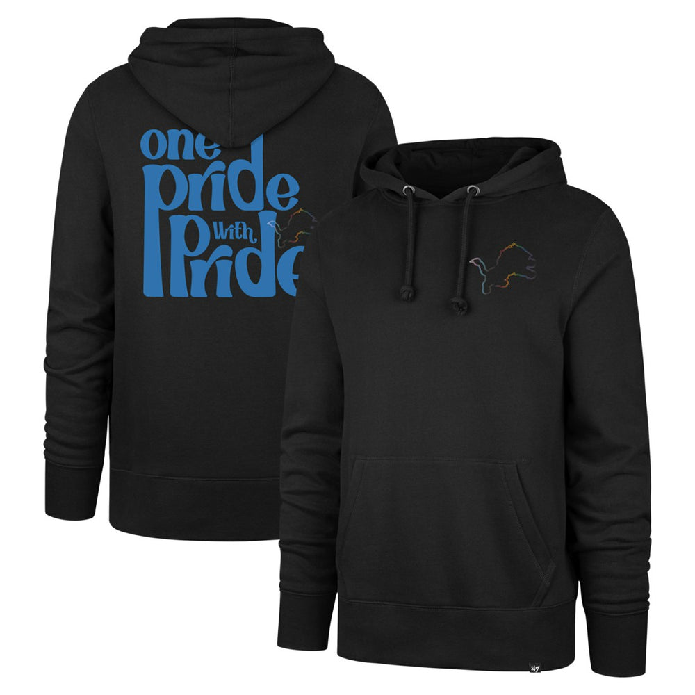 Detroit Lions 47 brand '47 Pride Headline Pullover Hoodie