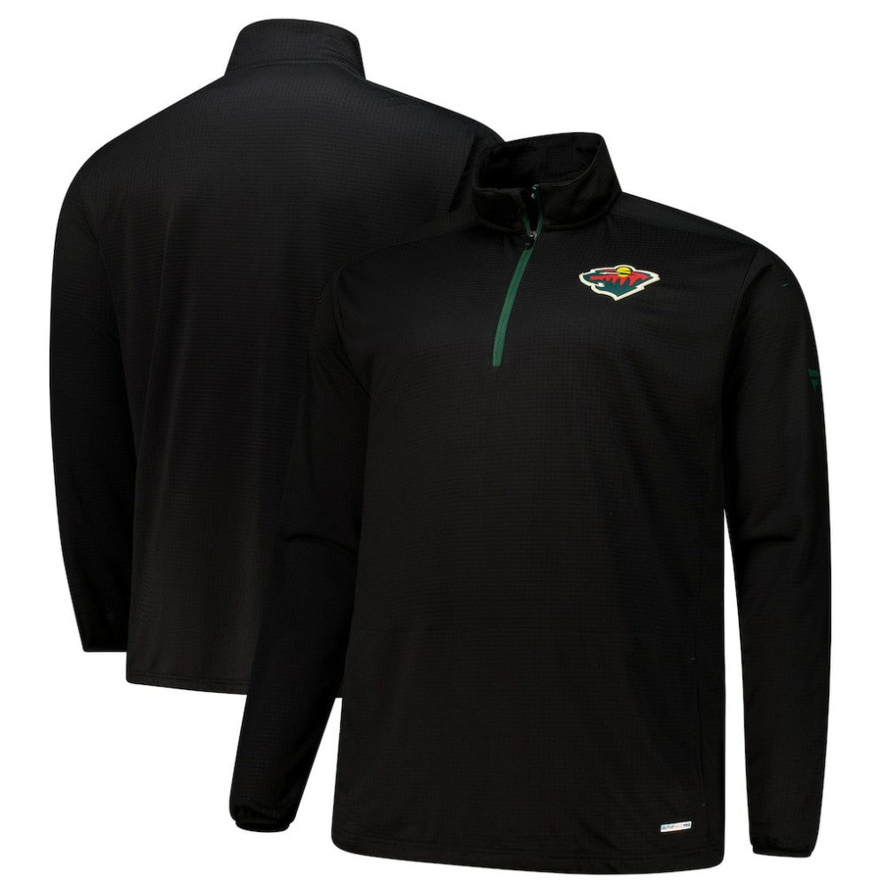 Minnesota Wild Fanatics Big & Tall Authentic Pro Quarter-Zip Top Discount