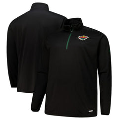 Minnesota Wild Fanatics Big & Tall Authentic Pro Quarter-Zip Top Discount