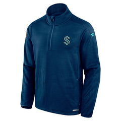 Seattle Kraken Fanatics Big & Tall Authentic Pro Quarter-Zip Top Outlet