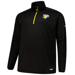 Pittsburgh Penguins Fanatics Big & Tall Authentic Pro Quarter-Zip Top For Sale