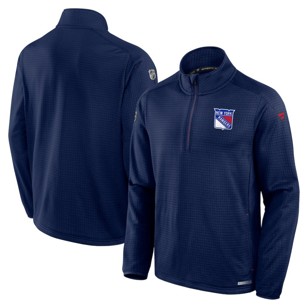 New York Rangers Fanatics Big & Tall Authentic Pro Quarter-Zip Top Sale