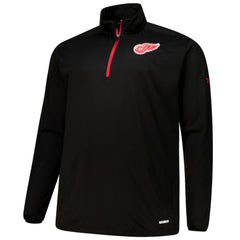 Detroit Red Wings Fanatics Big & Tall Authentic Pro Quarter-Zip Top On Sale