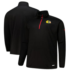 Chicago Blackhawks Fanatics Big & Tall Authentic Pro Quarter-Zip Top For Sale