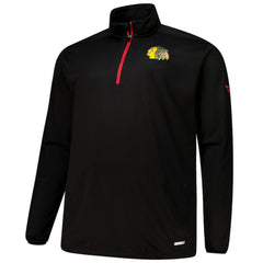 Chicago Blackhawks Fanatics Big & Tall Authentic Pro Quarter-Zip Top For Sale