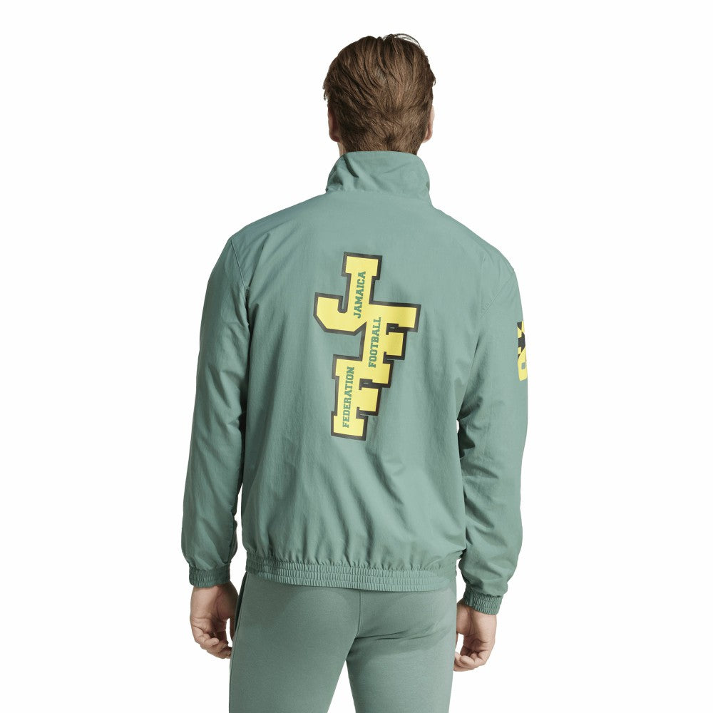 Jamaica National Team Varsity Pack Full-Zip Track Top Green - Adidas