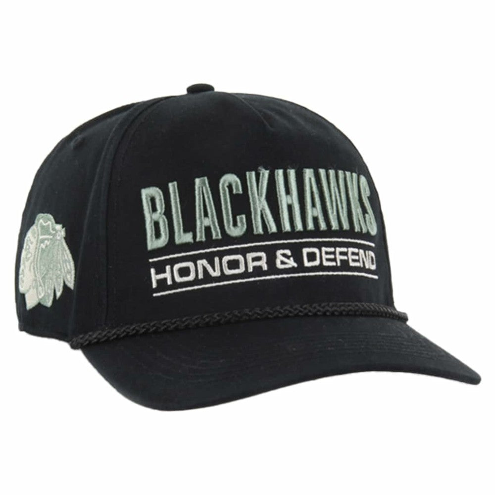 Chicago Blackhawks '47 OHT Military Appreciation Homeland Honor and Defend Hitch Adjustable Hat Discount