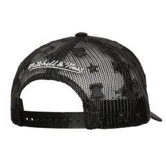 Philadelphia 76ers Monogram Allover Logo Mesh Trucker Adjustable Hat New