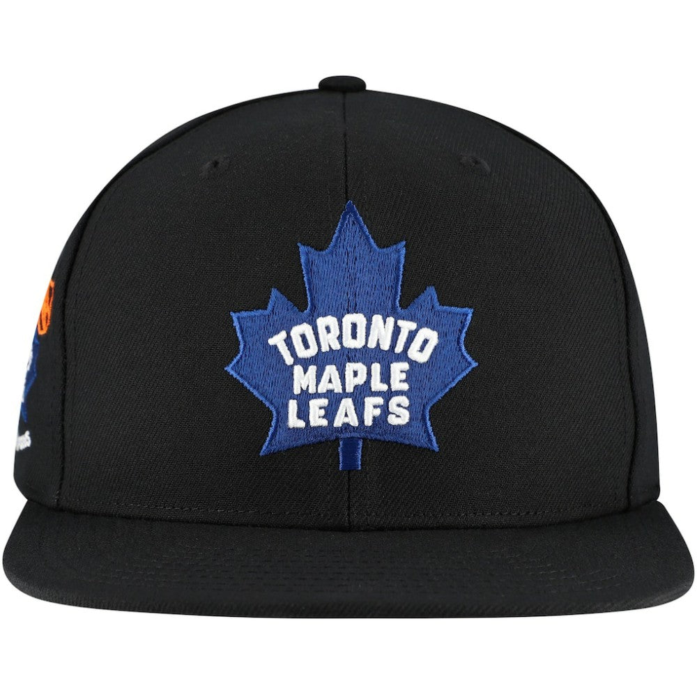 Toronto Maple Leafs Mitchell & Ness Core Top Spot Snapback Hat Sale