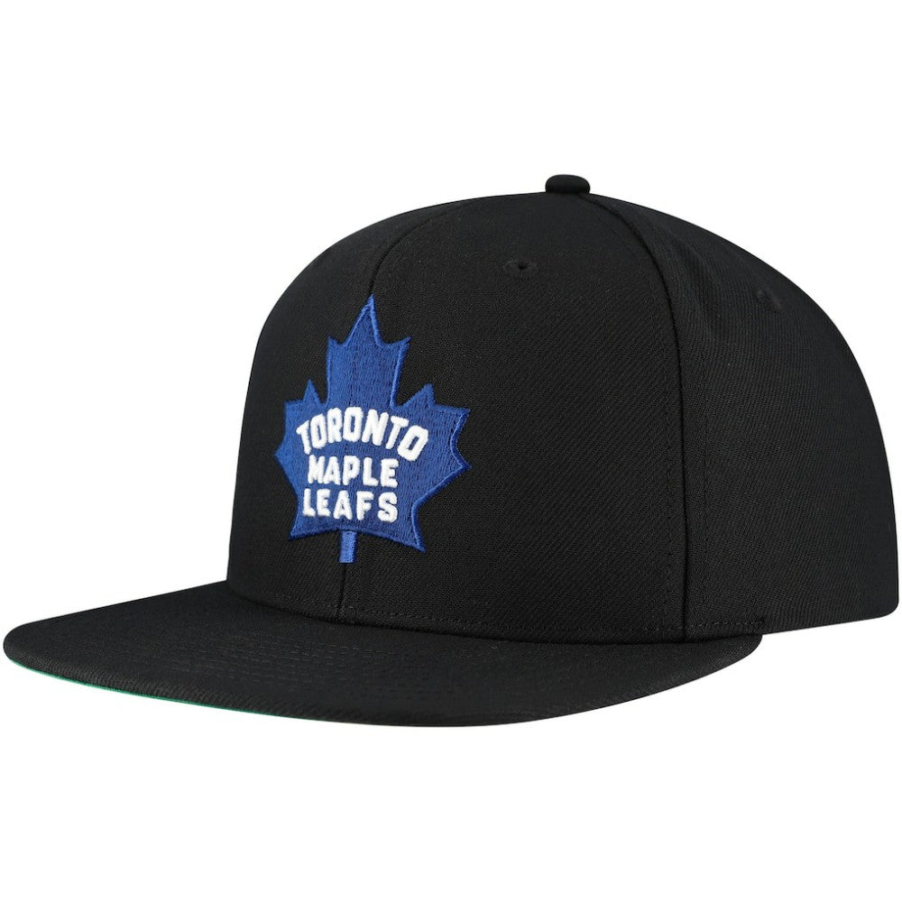 Toronto Maple Leafs Mitchell & Ness Core Top Spot Snapback Hat Sale