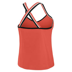 Kansas City Chiefs  WEAR by Erin Andrews Women's Cross Strap Tri-Blend Tank Top