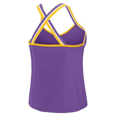 Minnesota Vikings  WEAR by Erin Andrews Women's Cross Strap Tri-Blend Tank Top