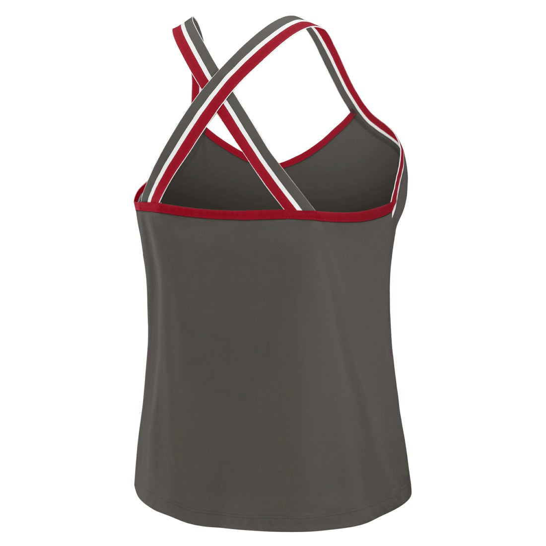 Tampa Bay Buccaneers  WEAR by Erin Andrews Women's Cross Strap Tri-Blend Tank Top