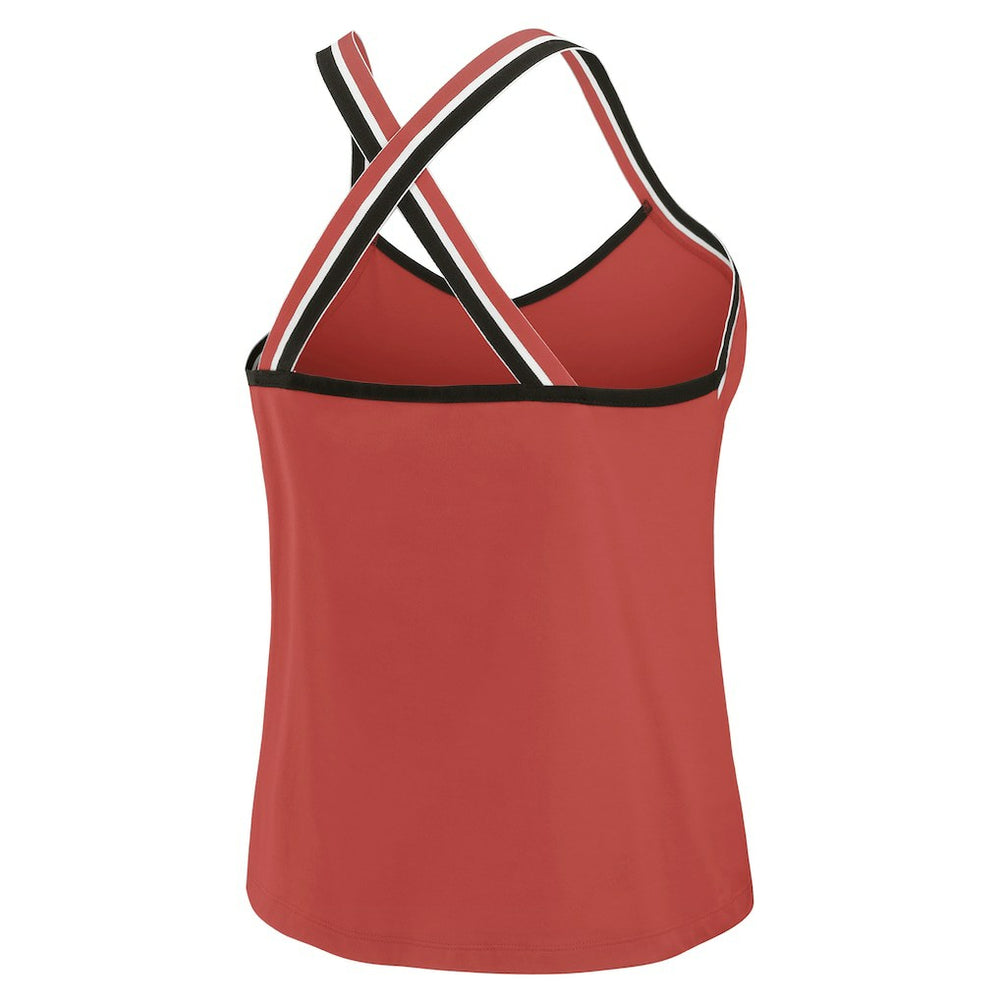 Atlanta Falcons  WEAR by Erin Andrews Women's Cross Strap Tri-Blend Tank Top