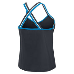 Carolina Panthers  WEAR by Erin Andrews Women's Cross Strap Tri-Blend Tank Top