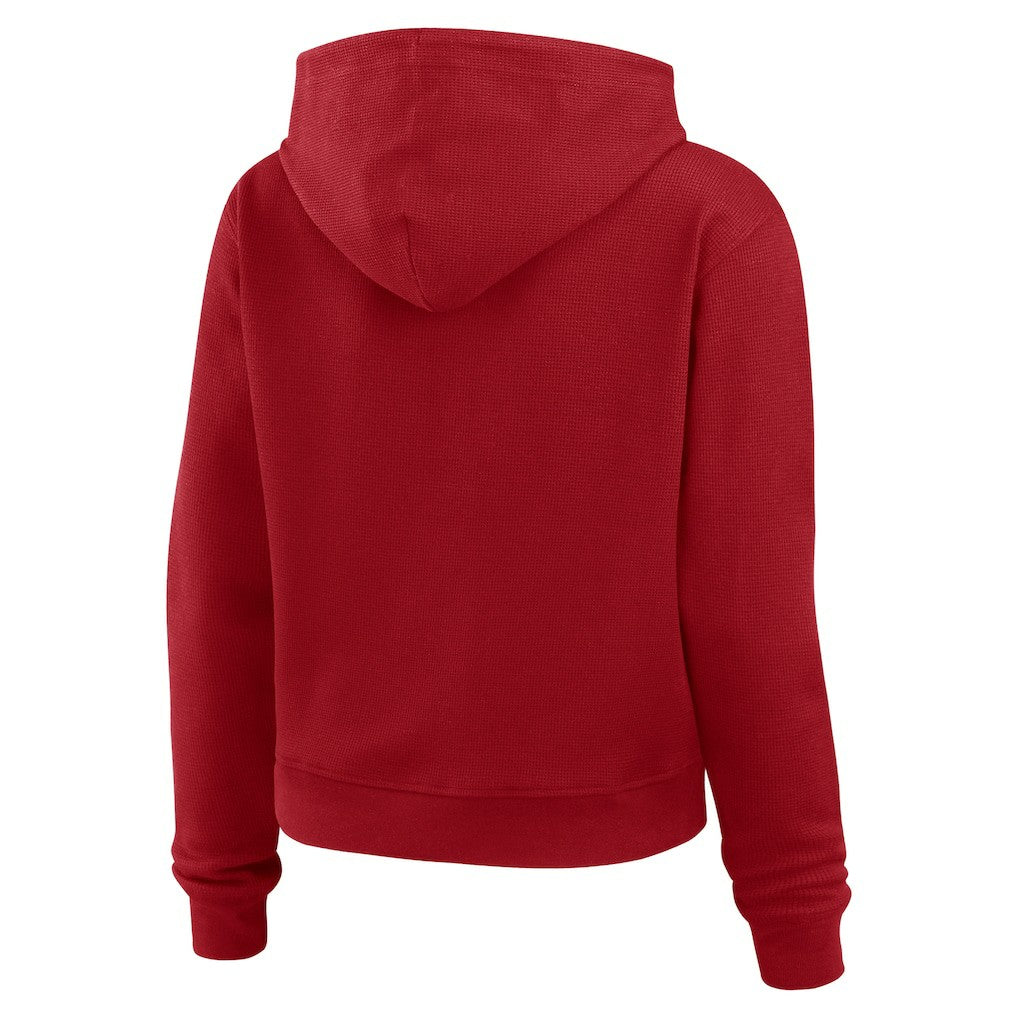 San Francisco 49ers  WEAR by Erin Andrews Women's Waffle-Knit Pullover Hoodie
