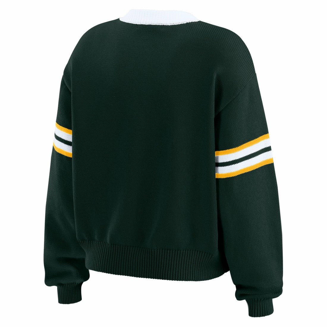 Green Bay Packers  WEAR by Erin Andrews Women's Lace-Up Sweater