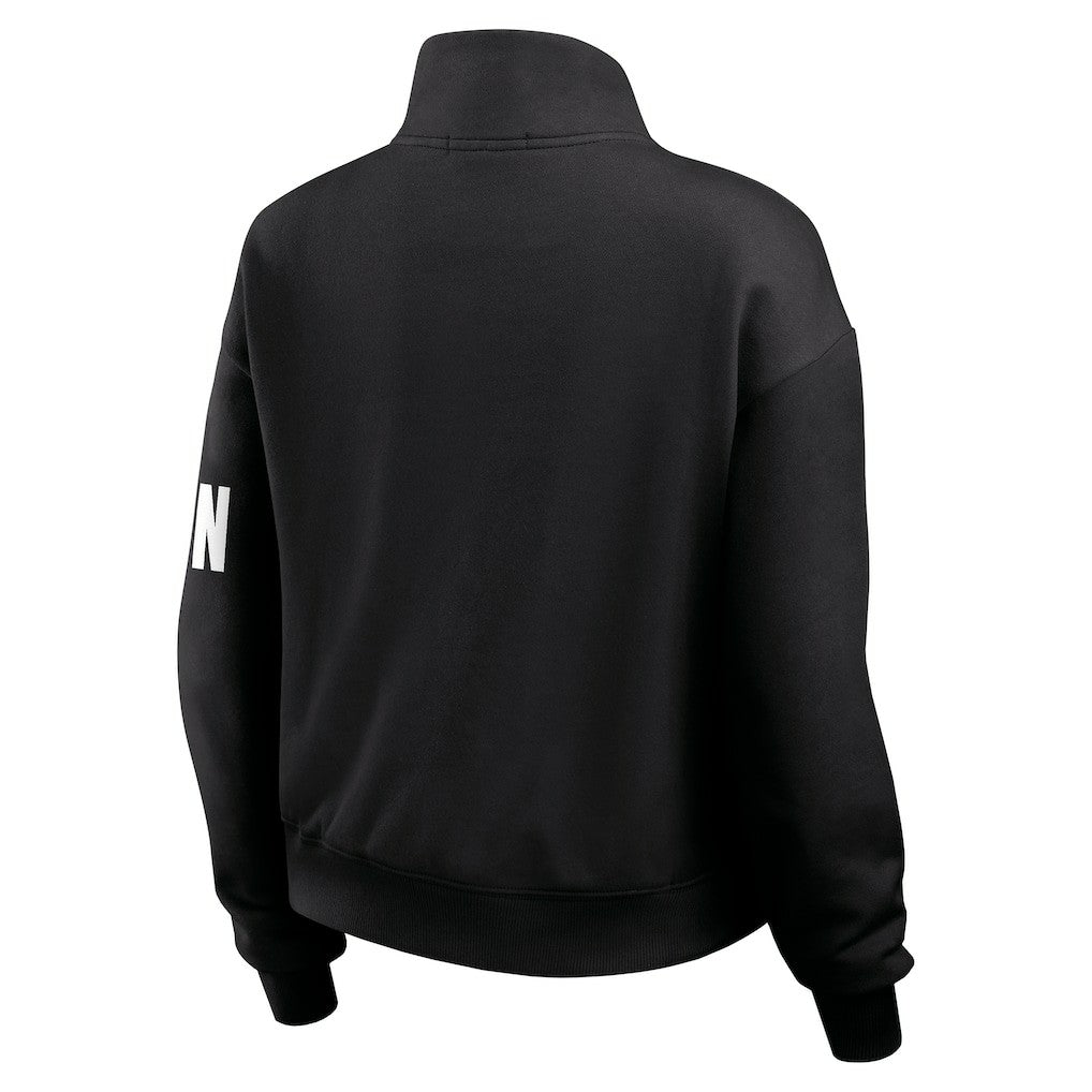 Cincinnati Bengals  WEAR by Erin Andrews Women's Quarter-Zip Jacket