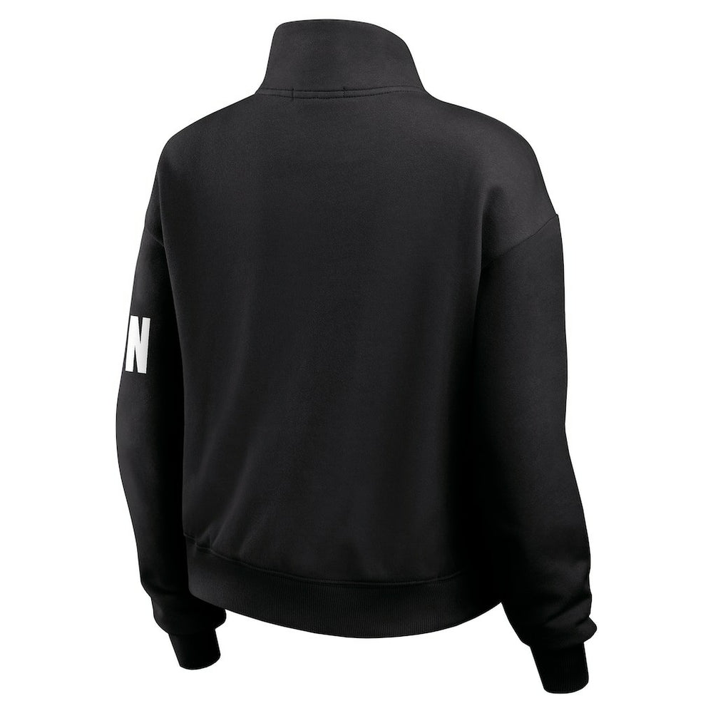 Cincinnati Bengals  WEAR by Erin Andrews Women's Quarter-Zip Jacket