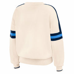 Tennessee Titans  WEAR by Erin Andrews Women's Stripe Pullover Sweater