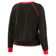 Kansas City Chiefs  WEAR by Erin Andrews Women's Tie-Front Long Sleeve T-Shirt