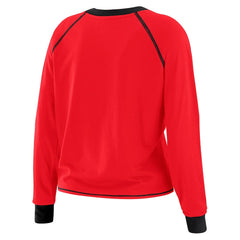 San Francisco 49ers  WEAR by Erin Andrews Women's Tie-Front Long Sleeve T-Shirt