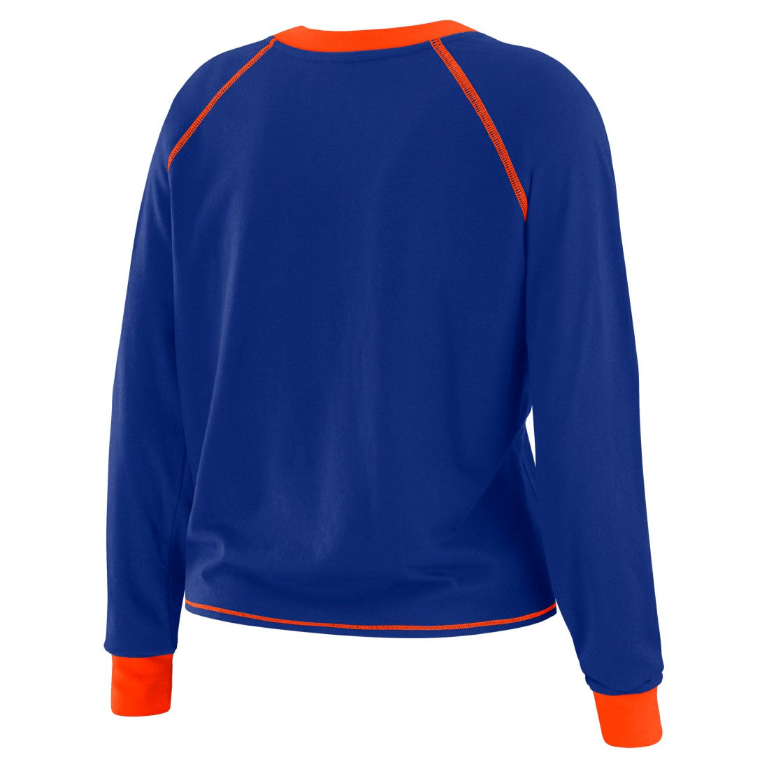 Denver Broncos  WEAR by Erin Andrews Women's Tie-Front Long Sleeve T-Shirt