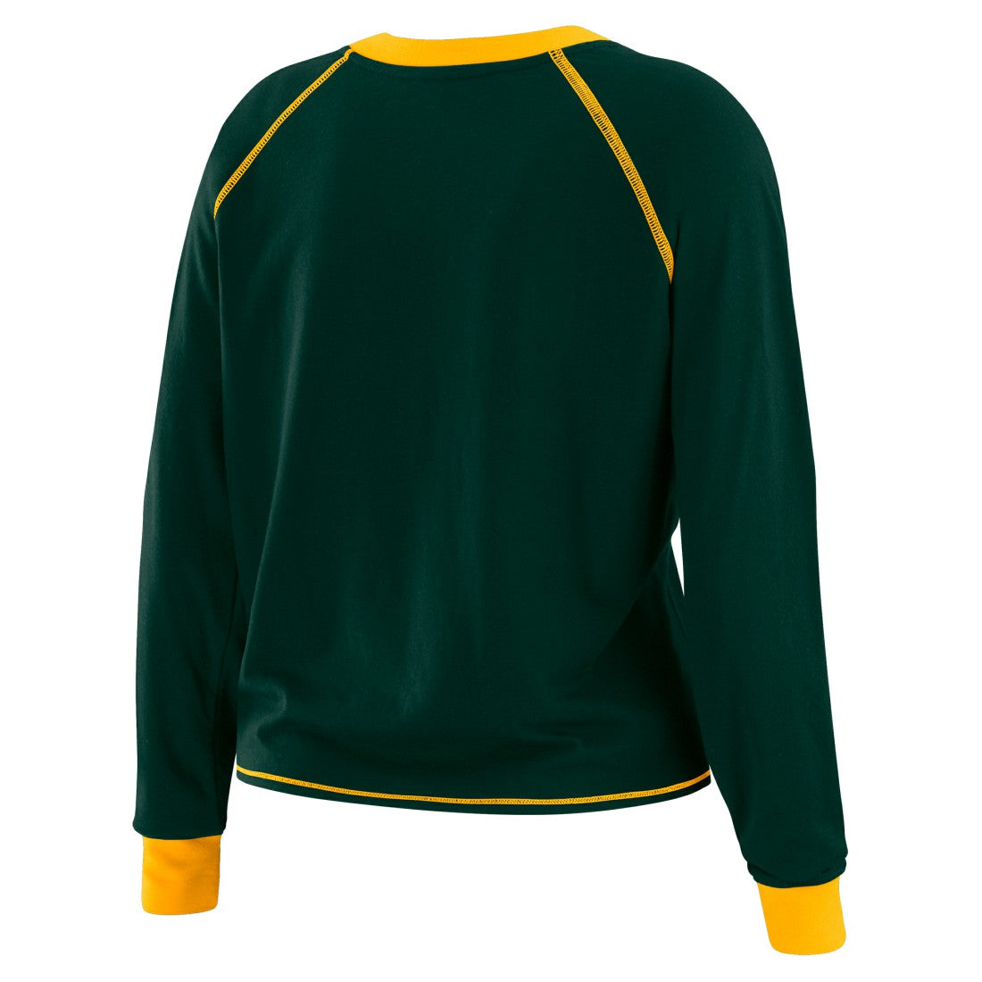 Green Bay Packers  WEAR by Erin Andrews Women's Tie-Front Long Sleeve T-Shirt